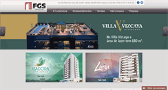 Desktop Screenshot of construtorafgs.com.br